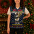 Personalized Pembrokeshire Wales Christmas Knitted V-Neck Vest The Lovespoon Puffin - Wonder Print Shop