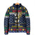 Personalized Pembrokeshire Wales Christmas Padded Jacket The Lovespoon Puffin - Wonder Print Shop