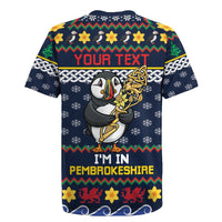 Personalized Pembrokeshire Wales Christmas Rugby Jersey The Lovespoon Puffin - Wonder Print Shop