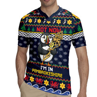 Personalized Pembrokeshire Wales Christmas Rugby Jersey The Lovespoon Puffin - Wonder Print Shop