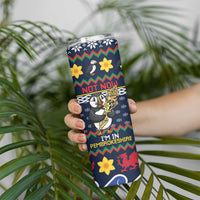 Personalized Pembrokeshire Wales Christmas Skinny Tumbler The Lovespoon Puffin - Wonder Print Shop