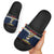 Personalized Pembrokeshire Wales Christmas Slide Sandals The Lovespoon Puffin - Wonder Print Shop