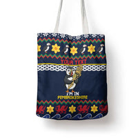 Personalized Pembrokeshire Wales Christmas Tote Bag The Lovespoon Puffin - Wonder Print Shop
