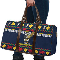 Personalized Pembrokeshire Wales Christmas Travel Bag The Lovespoon Puffin - Wonder Print Shop
