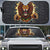 Jamaica Rasta Lion Auto Sun Shade Reggae Lion Breaking Wall Design - Wonder Print Shop