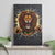 Jamaica Rasta Lion Canvas Wall Art Reggae Lion Breaking Wall Design - Wonder Print Shop