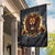 Jamaica Rasta Lion Garden Flag Reggae Lion Breaking Wall Design - Wonder Print Shop