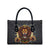 Jamaica Rasta Lion Leather Bag Reggae Lion Breaking Wall Design - Wonder Print Shop