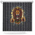 Jamaica Rasta Lion Shower Curtain Reggae Lion Breaking Wall Design - Wonder Print Shop