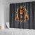 Jamaica Rasta Lion Shower Curtain Reggae Lion Breaking Wall Design - Wonder Print Shop