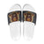 Jamaica Rasta Lion Slide Sandals Reggae Lion Breaking Wall Design - Wonder Print Shop