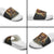 Jamaica Rasta Lion Slide Sandals Reggae Lion Breaking Wall Design - Wonder Print Shop