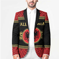 Personalized Albania Eagle Blazer Red and Black Heritage - Wonder Print Shop