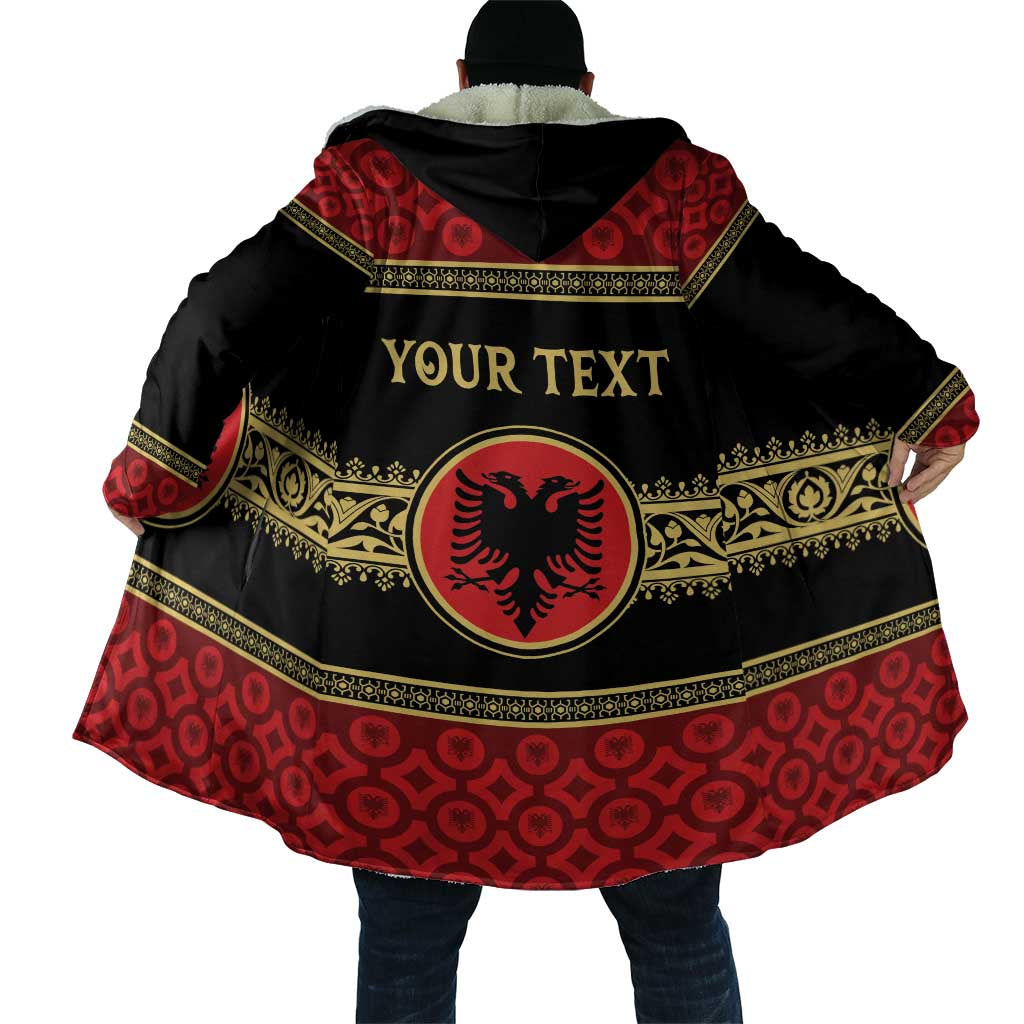 Personalized Albania Eagle Cloak Red and Black Heritage - Wonder Print Shop