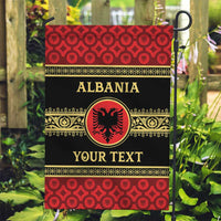 Personalized Albania Eagle Garden Flag Red and Black Heritage - Wonder Print Shop