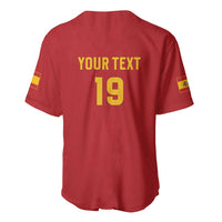 Custom World Football 2026 Spain Baseball Jersey Road To Champions Dream - Wonder Print Shop