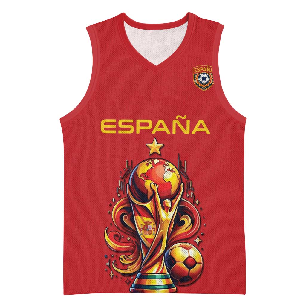 Custom World Football 2026 Spain Basketball Jersey Road To Champions Dream - Wonder Print Shop