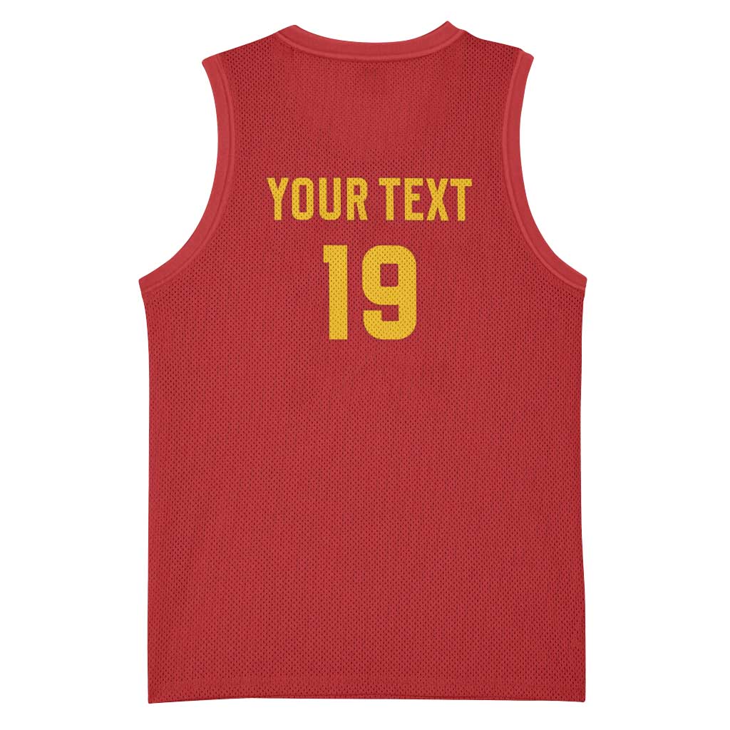 Custom World Football 2026 Spain Basketball Jersey Road To Champions Dream - Wonder Print Shop