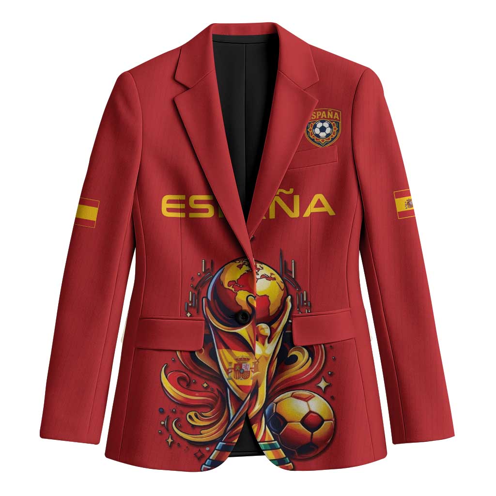Custom World Football 2026 Spain Blazer Road To Champions Dream - Wonder Print Shop