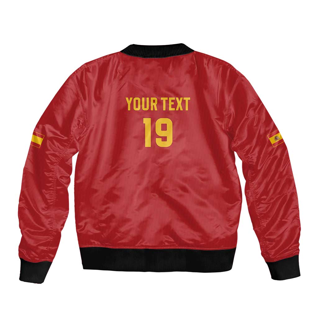 Custom World Football 2026 Spain Bomber Jacket Road To Champions Dream - Wonder Print Shop