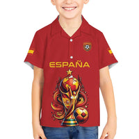 Custom World Football 2026 Spain Hawaiian Shirt Road To Champions Dream - Wonder Print Shop