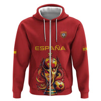 Custom World Football 2026 Spain Hoodie Road To Champions Dream - Wonder Print Shop