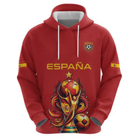 Custom World Football 2026 Spain Hoodie Road To Champions Dream - Wonder Print Shop