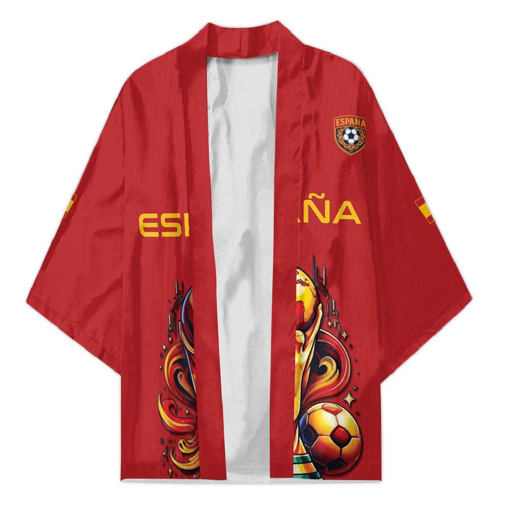 Custom World Football 2026 Spain Kimono Road To Champions Dream - Wonder Print Shop