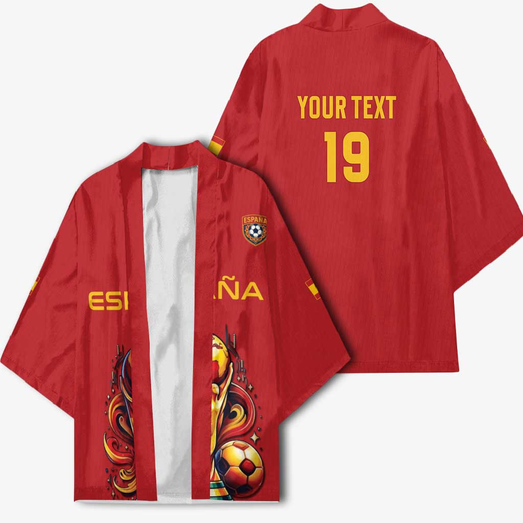 Custom World Football 2026 Spain Kimono Road To Champions Dream - Wonder Print Shop