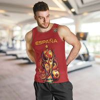 Custom World Football 2026 Spain Men Tank Top Road To Champions Dream - Wonder Print Shop