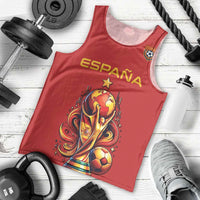 Custom World Football 2026 Spain Men Tank Top Road To Champions Dream - Wonder Print Shop