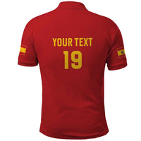 Custom World Football 2026 Spain Polo Shirt Road To Champions Dream - Wonder Print Shop