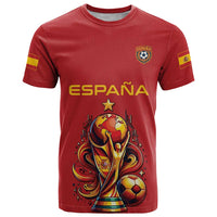 Custom World Football 2026 Spain T Shirt Road To Champions Dream - Wonder Print Shop