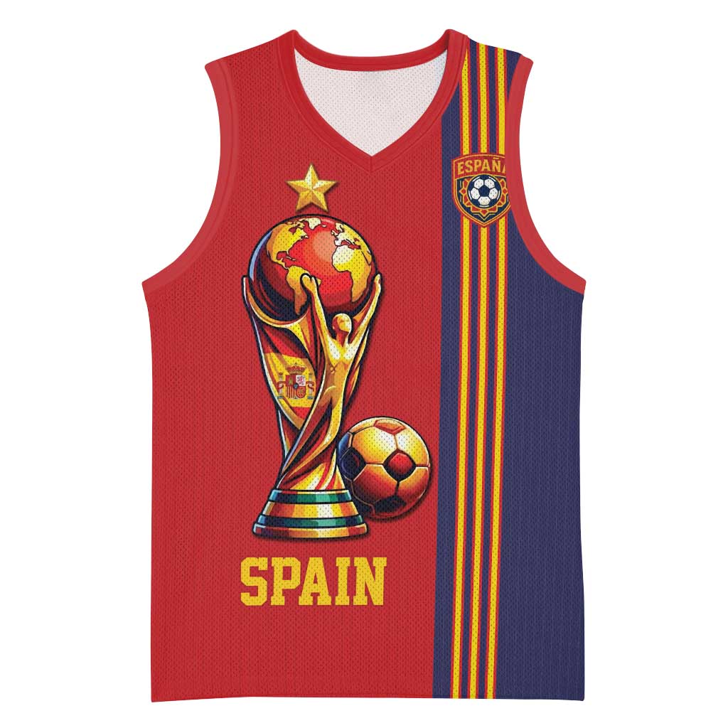Custom World Football 2026 Spain Basketball Jersey Road To The Champions - Wonder Print Shop