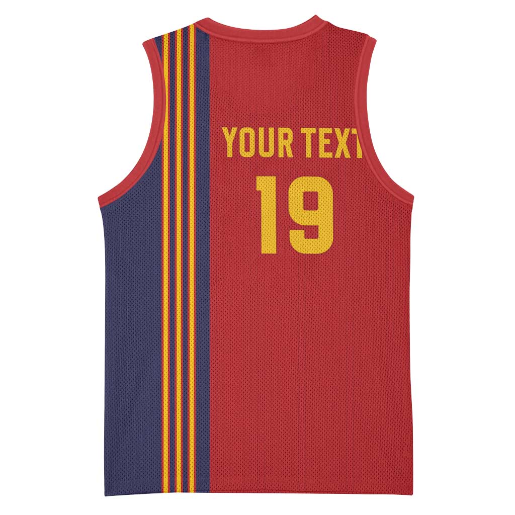 Custom World Football 2026 Spain Basketball Jersey Road To The Champions - Wonder Print Shop