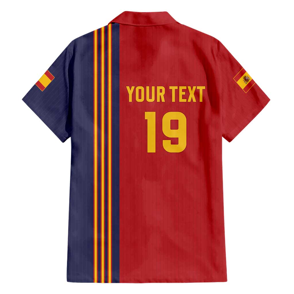 Custom World Football 2026 Spain Hawaiian Shirt Road To The Champions - Wonder Print Shop