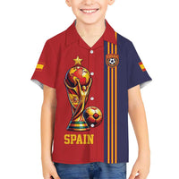 Custom World Football 2026 Spain Hawaiian Shirt Road To The Champions - Wonder Print Shop