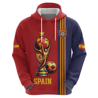 Custom World Football 2026 Spain Hoodie Road To The Champions - Wonder Print Shop