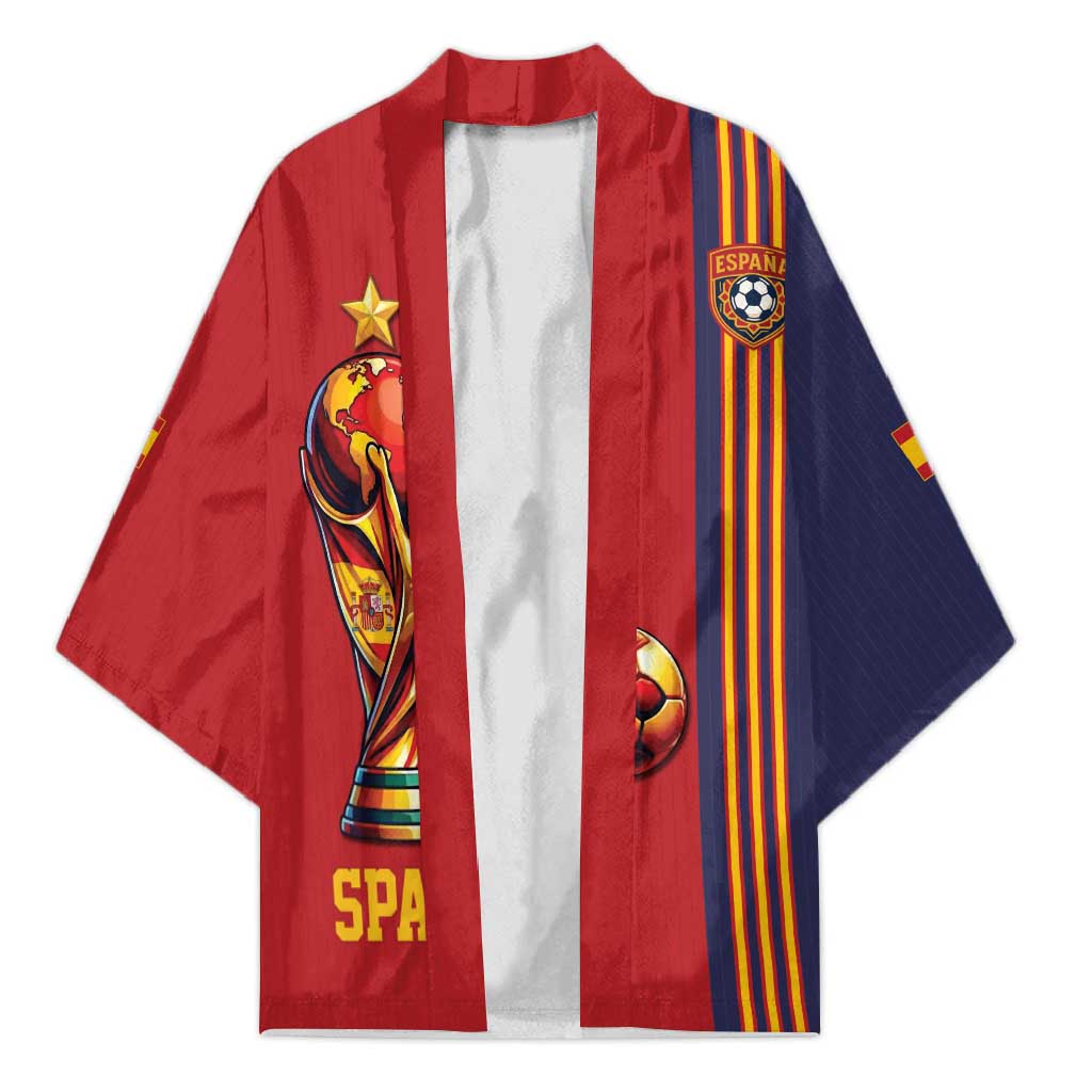 Custom World Football 2026 Spain Kimono Road To The Champions - Wonder Print Shop