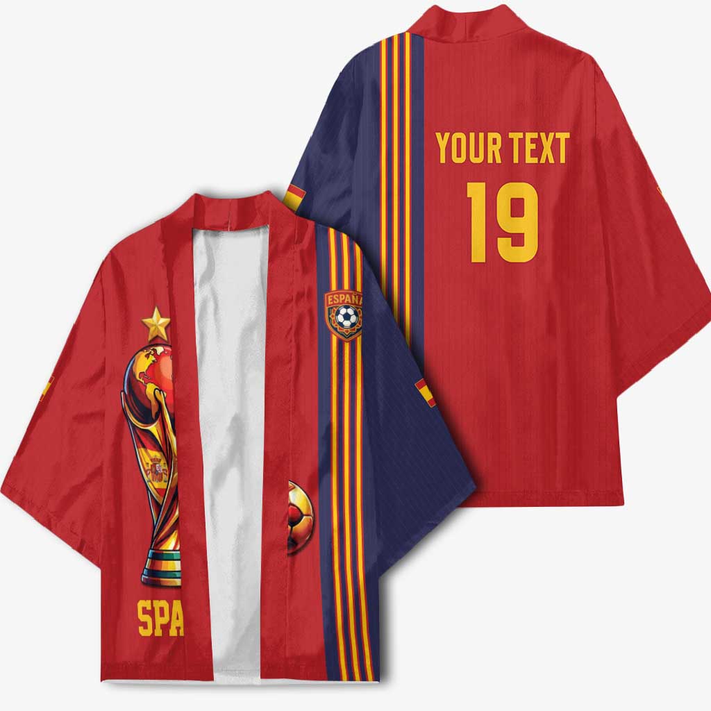 Custom World Football 2026 Spain Kimono Road To The Champions - Wonder Print Shop