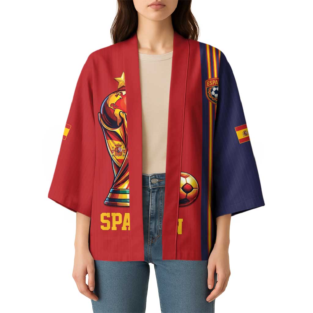 Custom World Football 2026 Spain Kimono Road To The Champions - Wonder Print Shop
