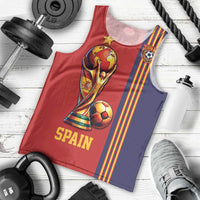 Custom World Football 2026 Spain Men Tank Top Road To The Champions - Wonder Print Shop