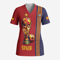 Custom World Football 2026 Spain Scrub Top Road To The Champions - Wonder Print Shop