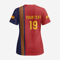 Custom World Football 2026 Spain Scrub Top Road To The Champions - Wonder Print Shop