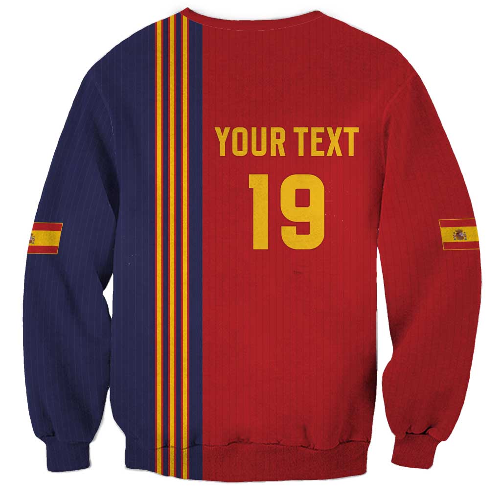 Custom World Football 2026 Spain Sweatshirt Road To The Champions - Wonder Print Shop