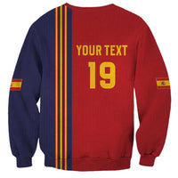 Custom World Football 2026 Spain Sweatshirt Road To The Champions - Wonder Print Shop
