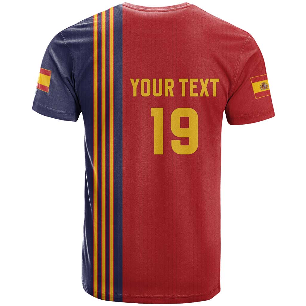 Custom World Football 2026 Spain T Shirt Road To The Champions - Wonder Print Shop