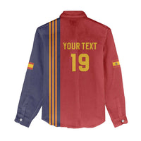 Custom World Football 2026 Spain Women Casual Shirt Road To The Champions - Wonder Print Shop