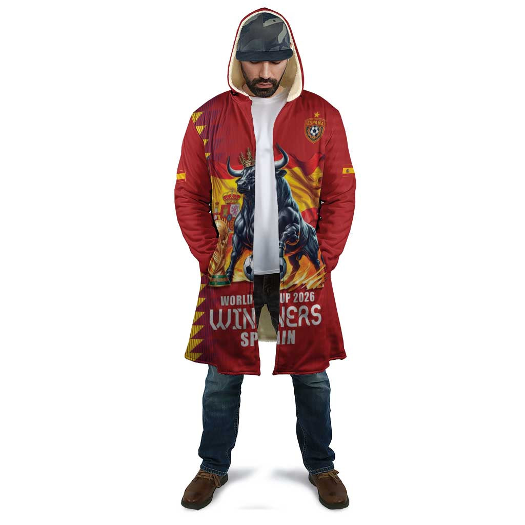 Custom World Football 2026 Spain Cloak Spanish Bull Rising Champions - Wonder Print Shop