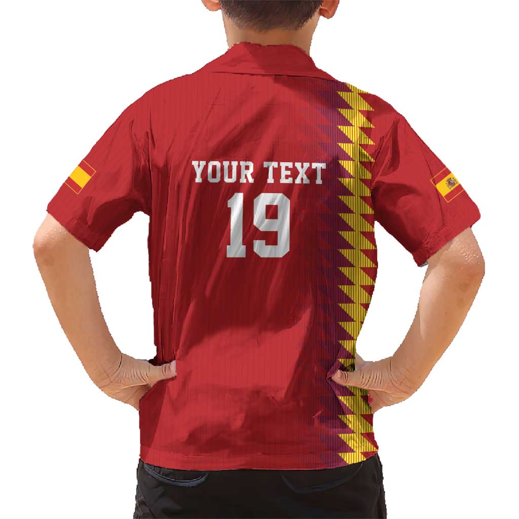 Custom World Football 2026 Spain Kid Hawaiian Shirt Spanish Bull Rising Champions - Wonder Print Shop